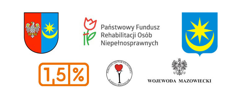 Loga organizacji i urzędów wspierających Stowarzyszenie Krok Dalej